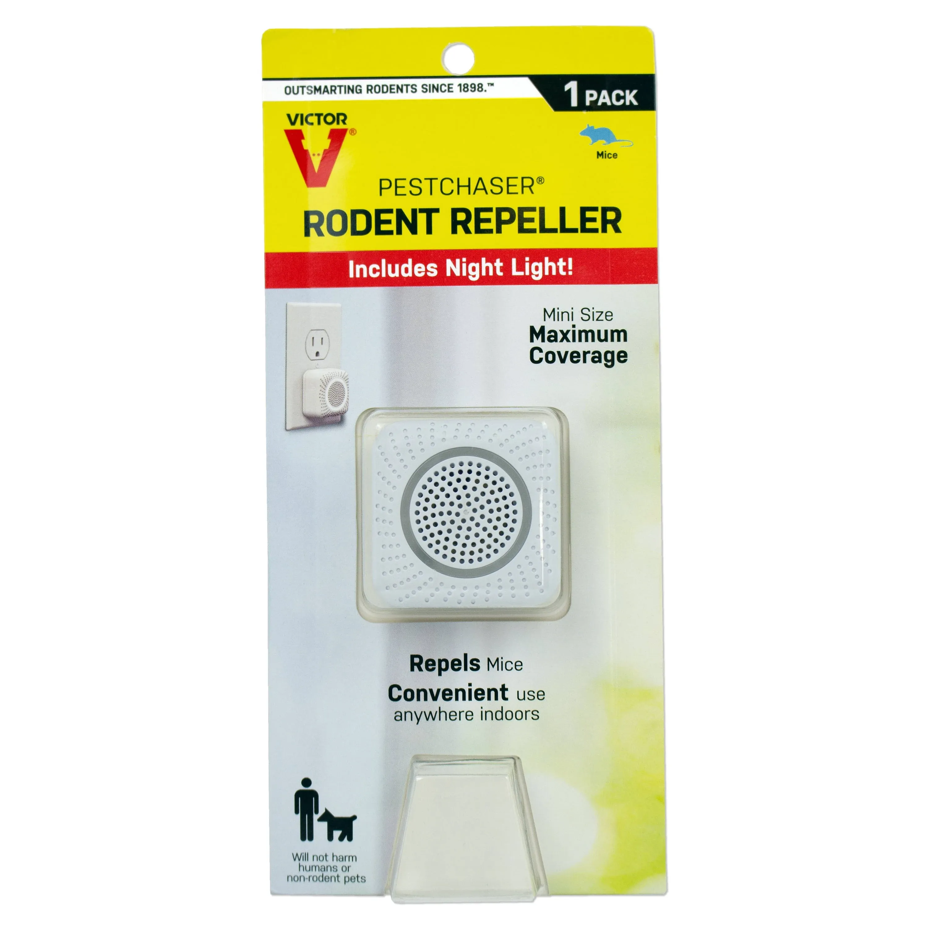 Victor PestChaser M751K Rodent Repellent with Nightlight