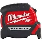 Milwaukee 48-22-0325 Compact Wide Blade Magnetic Tape Measures