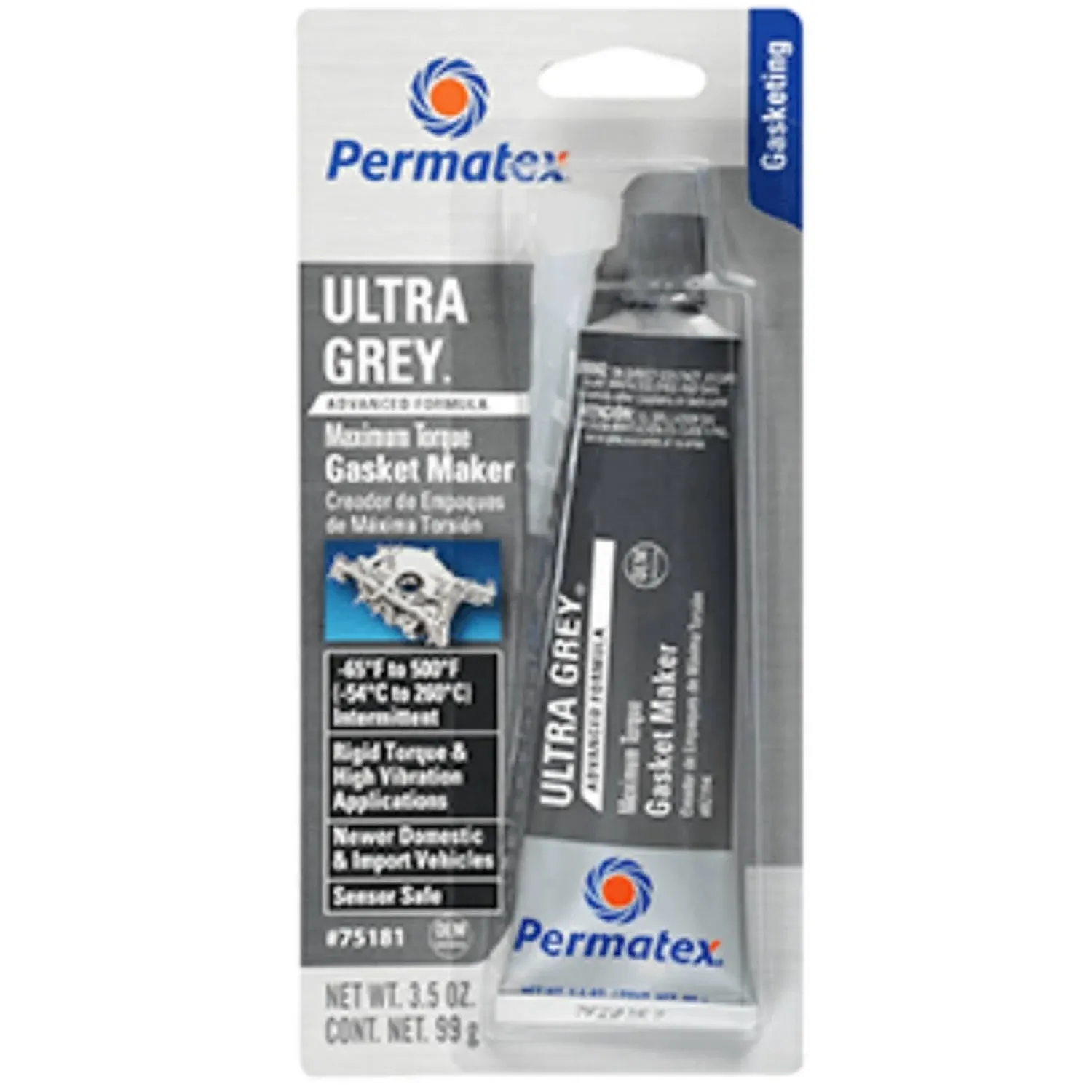 Permatex Ultra Grey RTV Silicone Gasket Maker 82194