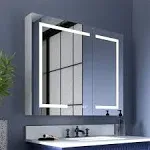 Boost-M1.5 36&#034; W X 30&#034; H Led Lighted Bathroom Medicine Cabinet With Mirror