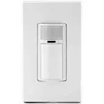 Leviton - DOS15-1LZ - Decora Occupancy Motion Sensor Light Switch, Auto-On, 15A, Residential Grade, Single Pole, Multi-Way or Multi-Sensor