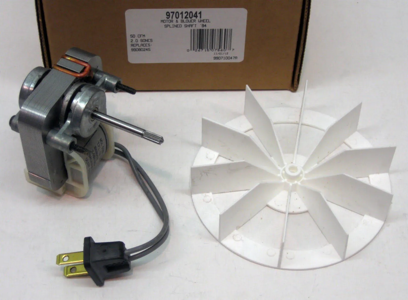 Broan Steel Replacement Bath Fan Motor