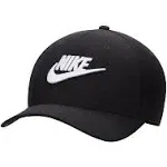 Nike Rise Structured Swooshflex Futura Cap Black - White