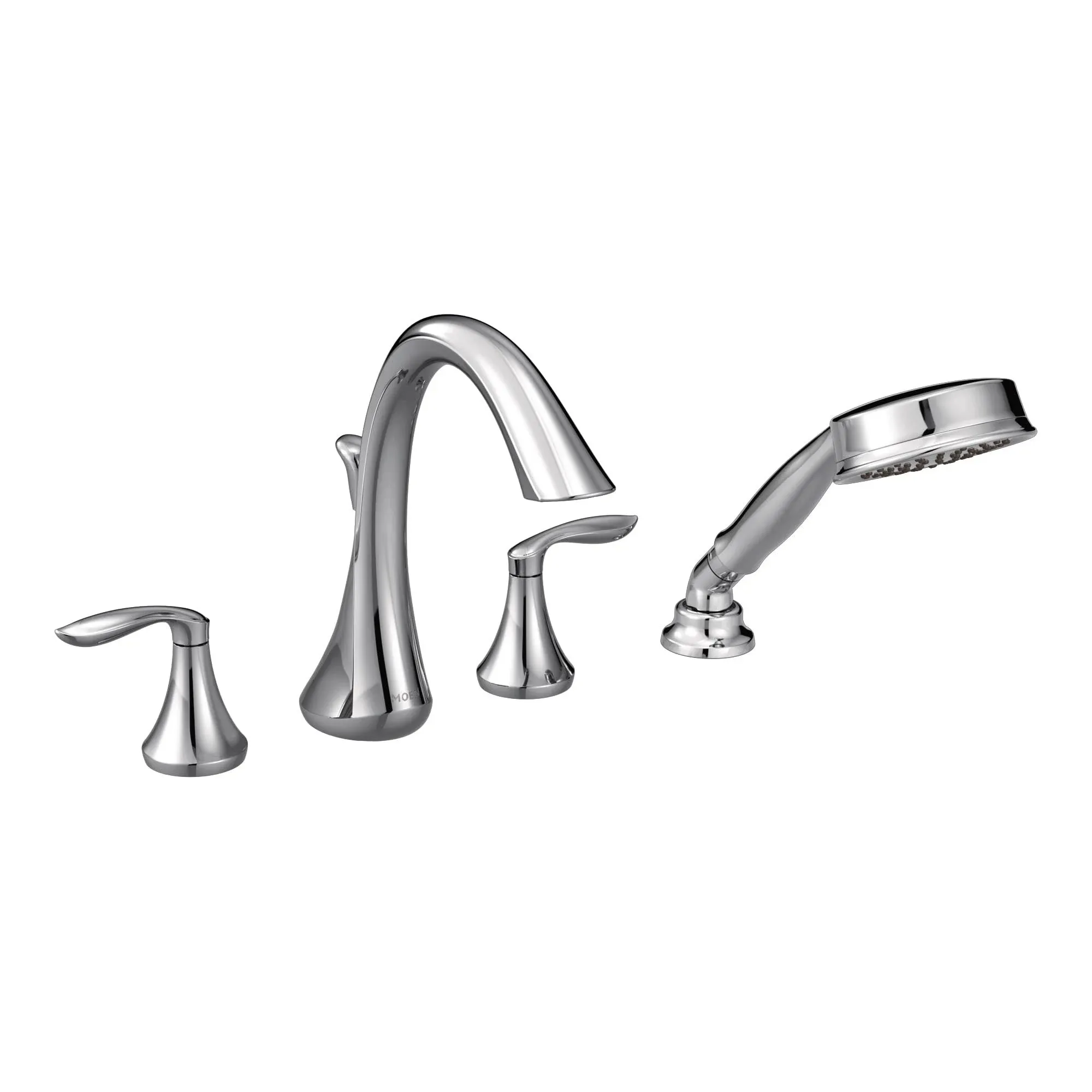 Moen T943 EVA Chrome Two-Handle Roman Tub Faucet