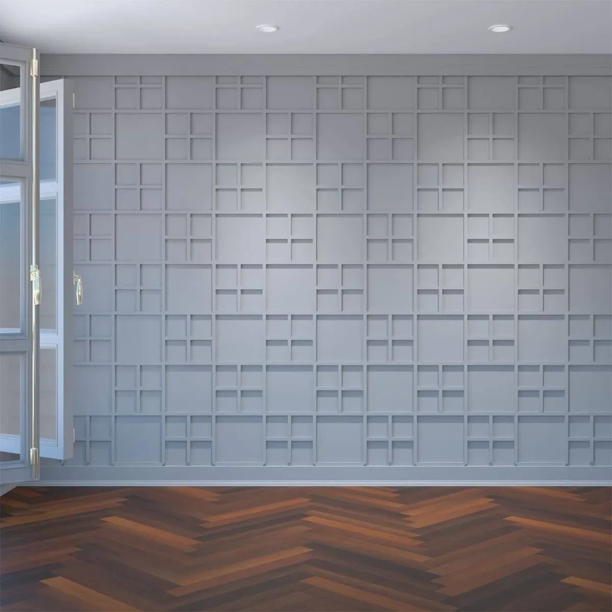 Ekena Millwork Burnett Decorative Fretwork Wall Panels