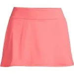 Lands' End Women's Long Chlorine Resistant Tummy Control Swim Skirt