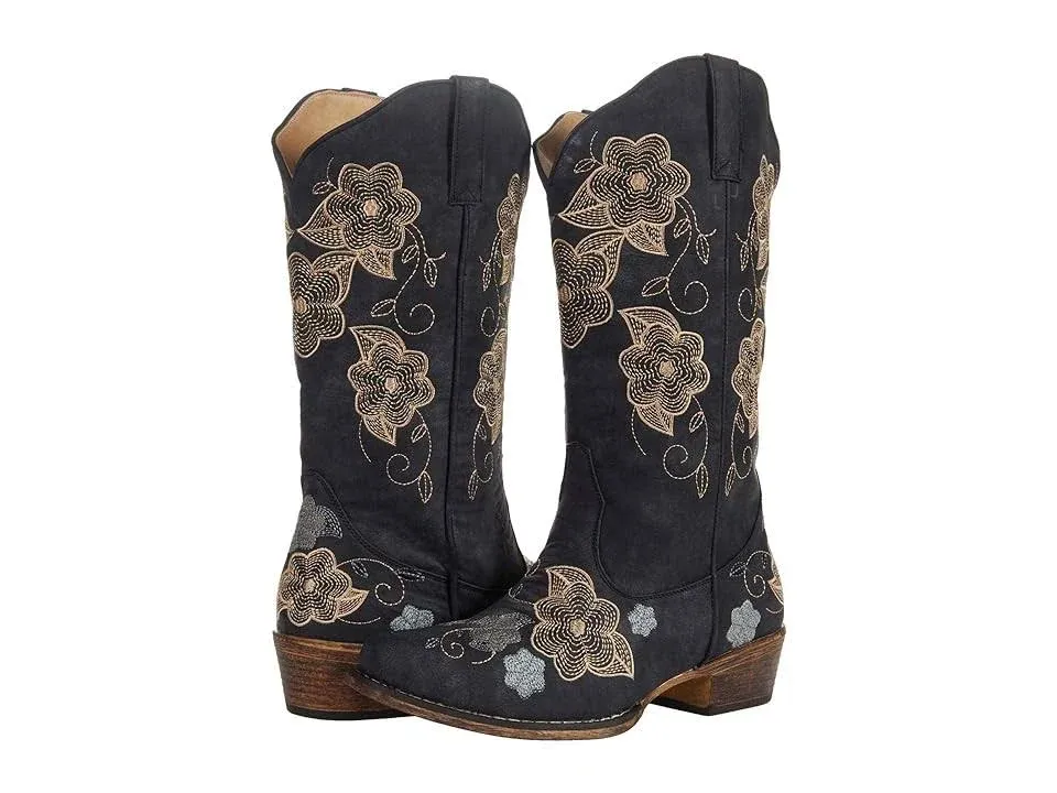 Roper Women's Riley Flowers Western Boot