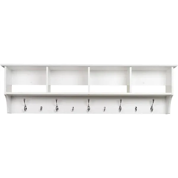 Prepac Hanging Entryway Shelf, White