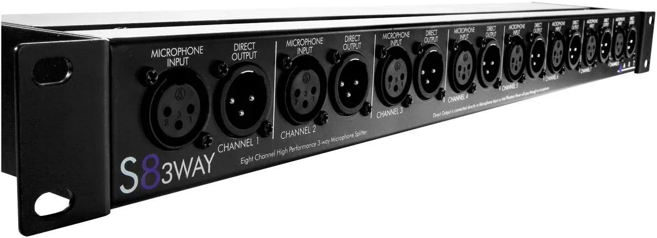 Art ARTS8 Eight Channel Three-Way Mic Splitter