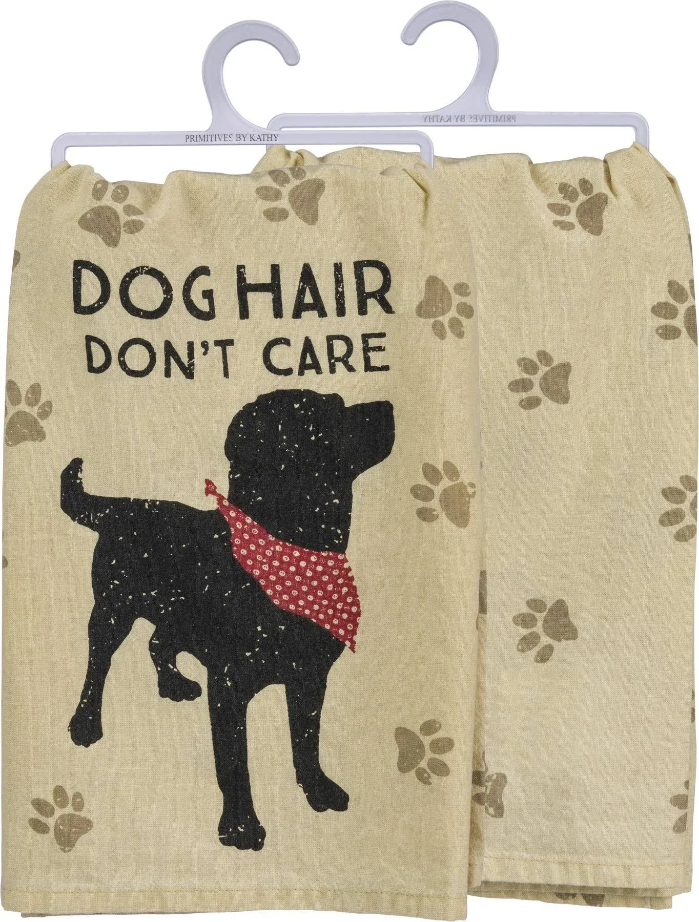 "Dog Hair Don't Care Kitchen Towel"