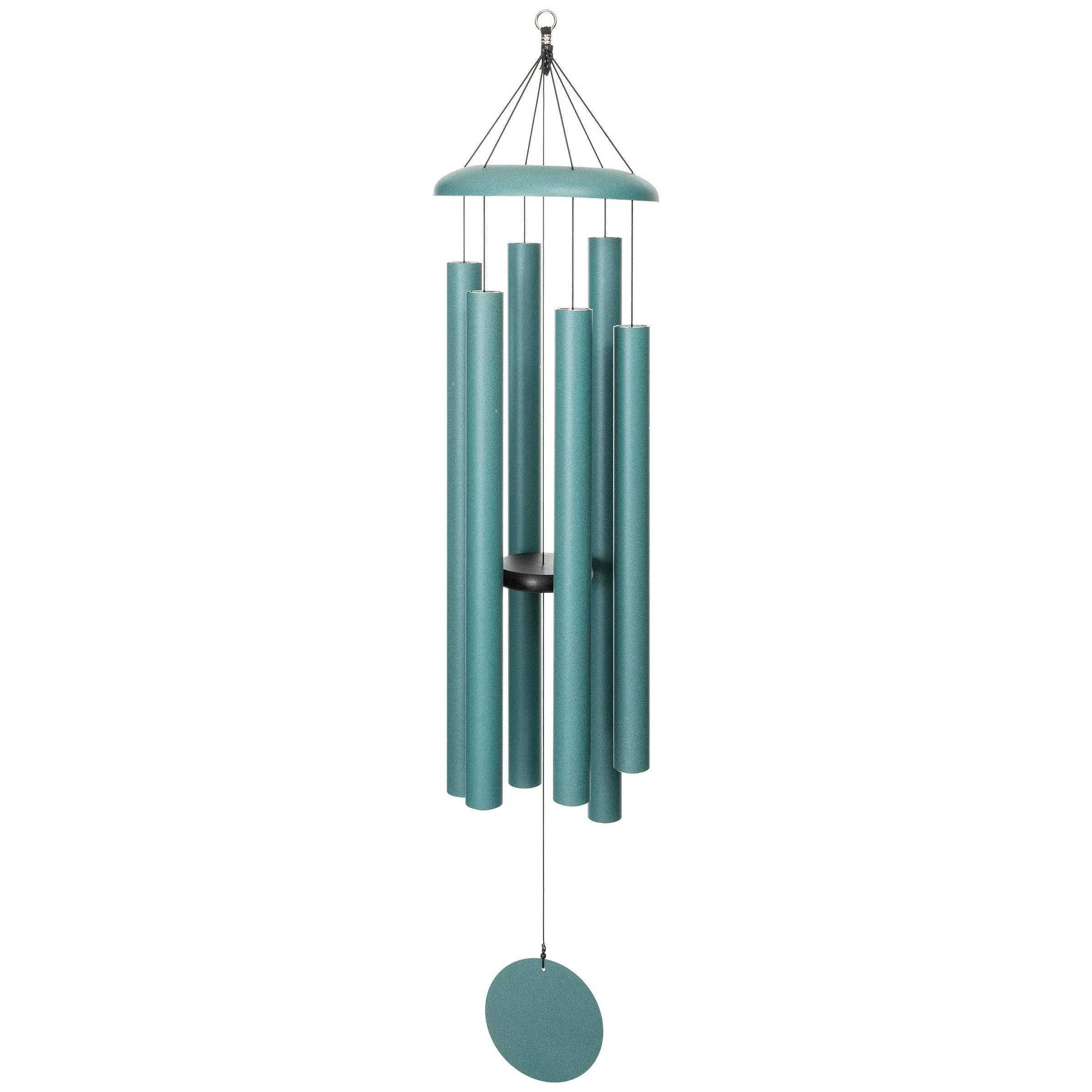 Corinthian Bells by Wind River - 60 inch Patina Green Wind Chime for Patio, Backyard, Garden, and Outdoor Decor (Aluminum Chime) Made in The USA