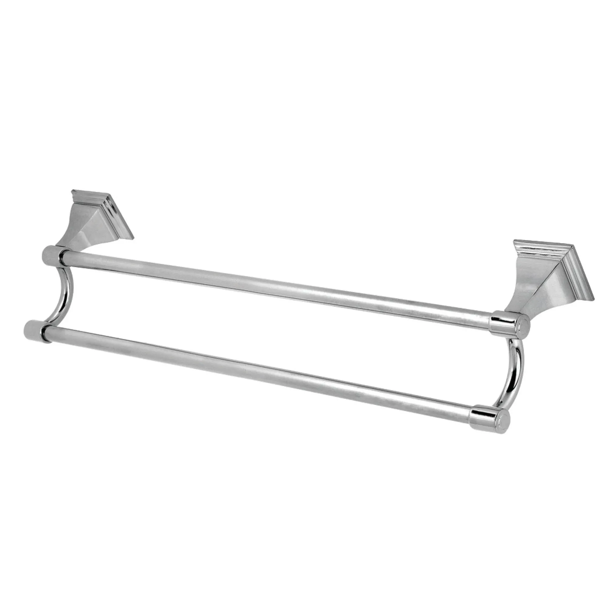 Kingston Brass BAH612318C Monarch Dual Towel-Bar, Polished Chrome 20.25 x 5.56 x 3.44