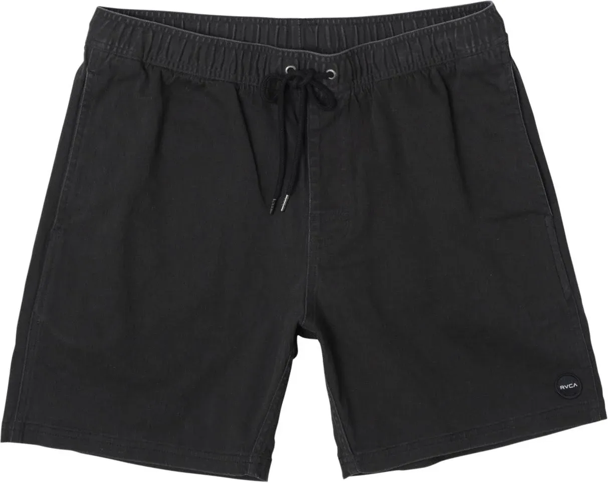 RVCA Escape Elastic Shorts-Black-Medium