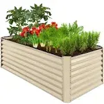 Best Choice Products Outdoor Metal Raised Garden Bed