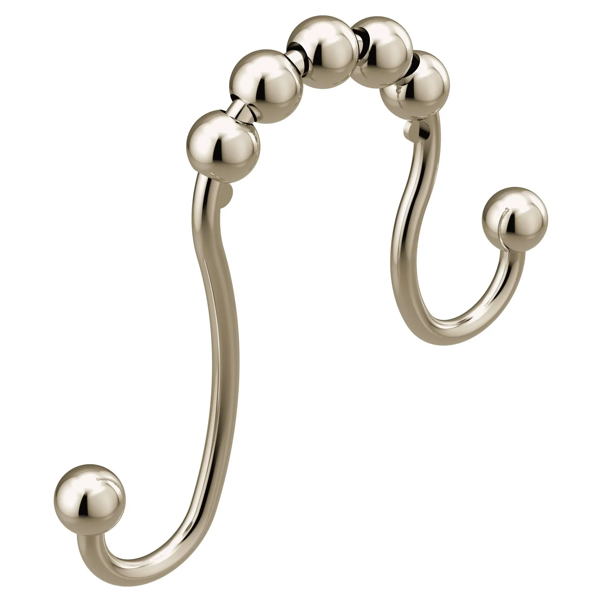 Moen SR2201NL Polished Nickel Shower Curtain Rings