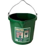 Farm Innovators 338591 Heated Flat Back Bucket, Green, 5 Gal