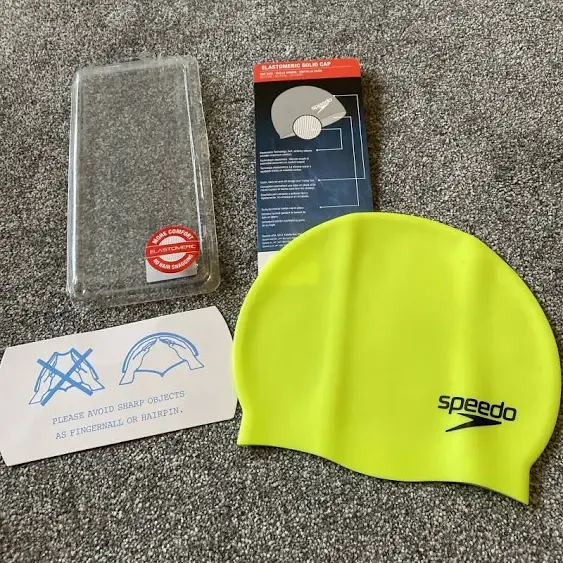 Speedo Elastomeric Solid Silicone Swim Cap