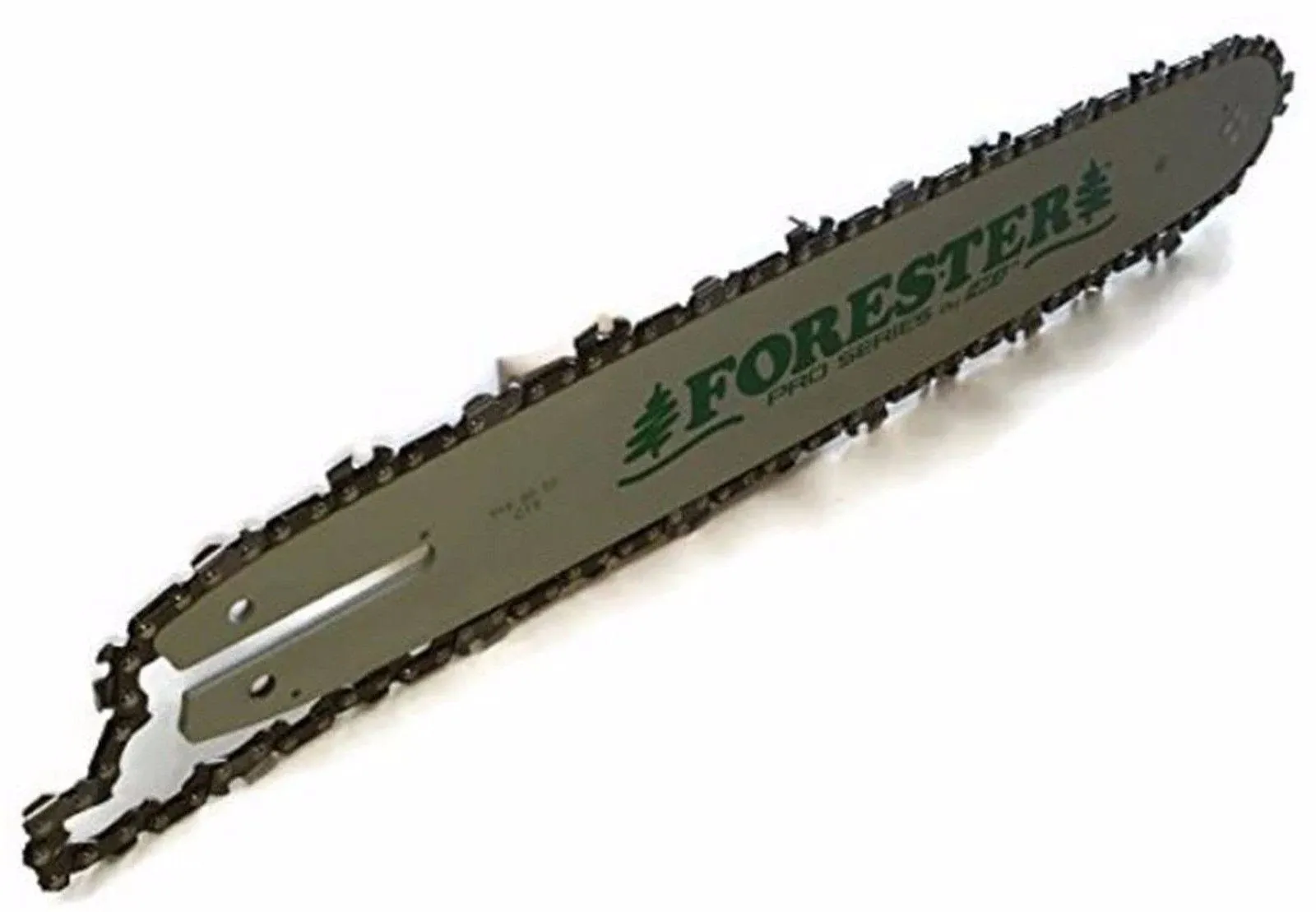 FORESTER 16&#034; Replacement Chainsaw Bar &amp; Chain Combo - 16in Length, 3/8” EXT P...