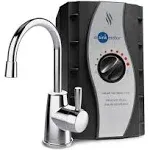 Insinkerator H250C-SS HOT250 Instant Hot Water Dispenser System, Single-Handle 8.21 in. Faucet with 2/3-Gallon Tank Finish: Chrome