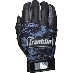 Franklin Sports Digitek Batting Gloves Gray/Black/Royal Digi Adult Large