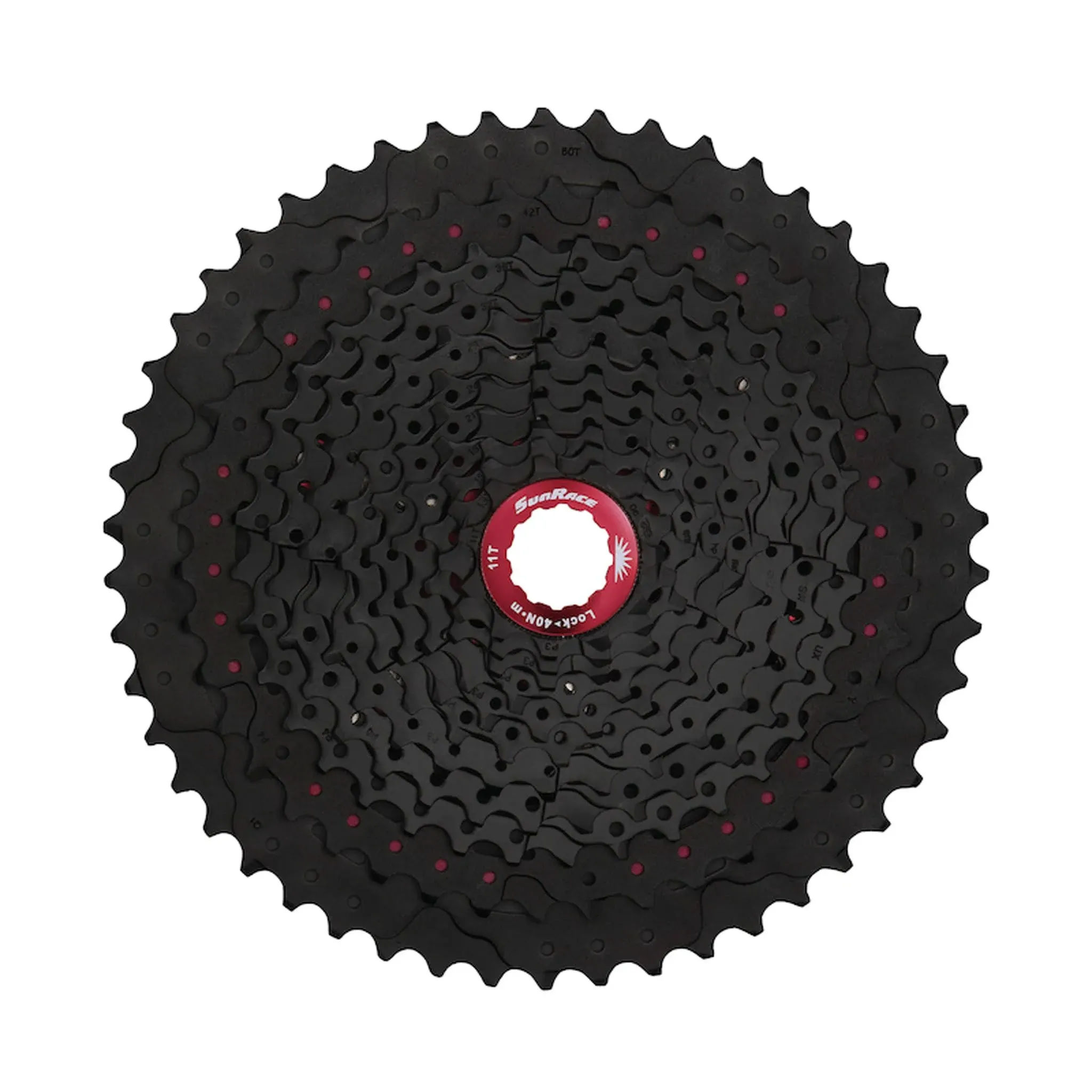 SunRace MX80 Black Wide-Range 11s 11-50T Cassette