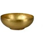 Serene Spaces Living Antique Brass Decorative Bowl | adamsbargainshop