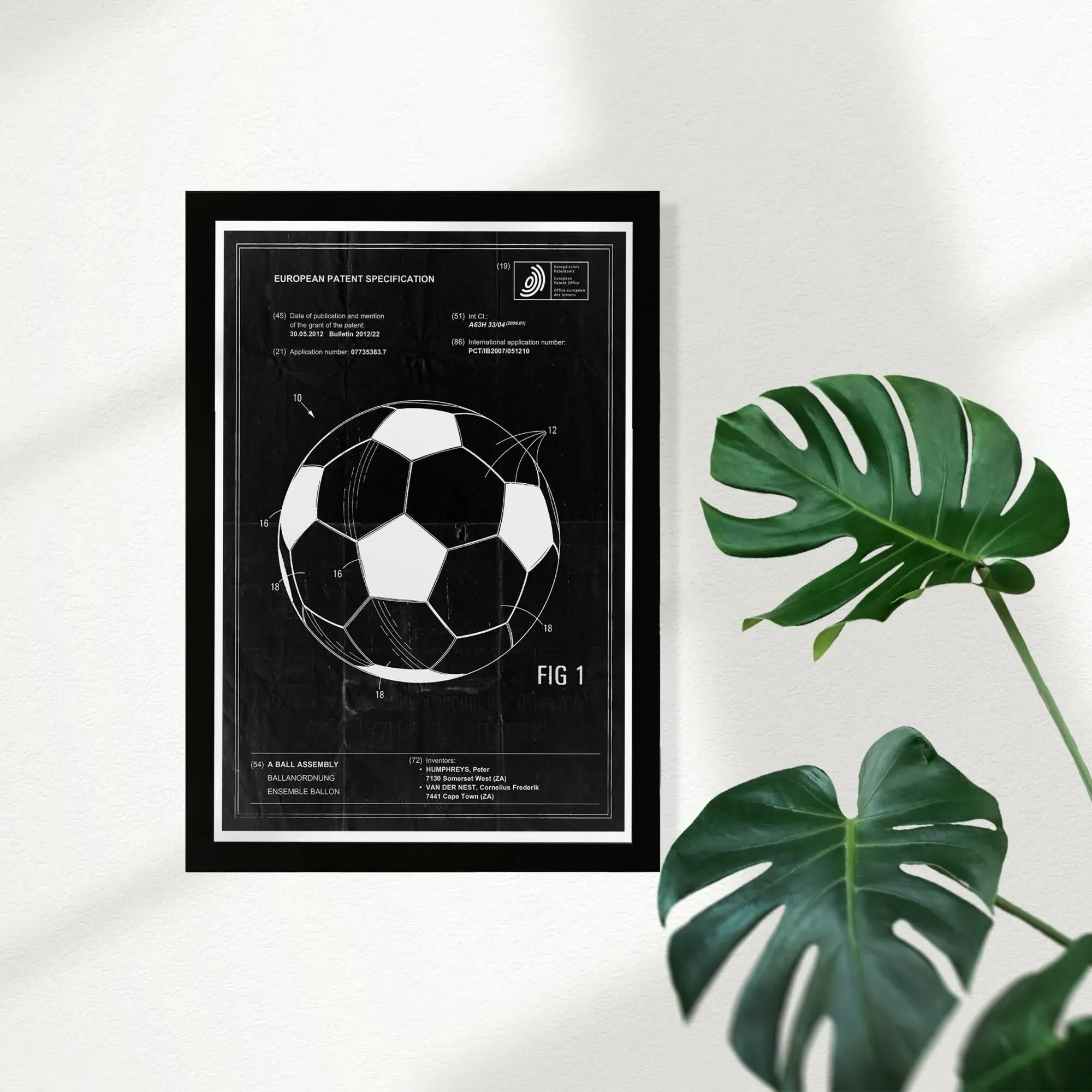 Wynwood Studio Sports and Teams Framed Wall Art Prints 'Soccer Ball 2012' Soccer ...