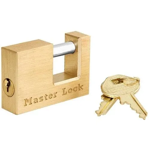 Buy Master Lock 605DAT, Solid Brass Coupler Latch Lock with 3/4" Shackle