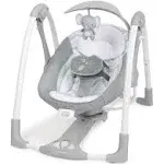 Ingenuity ConvertMe 2-in-1 Compact Portable Baby Swing & Infant Seat