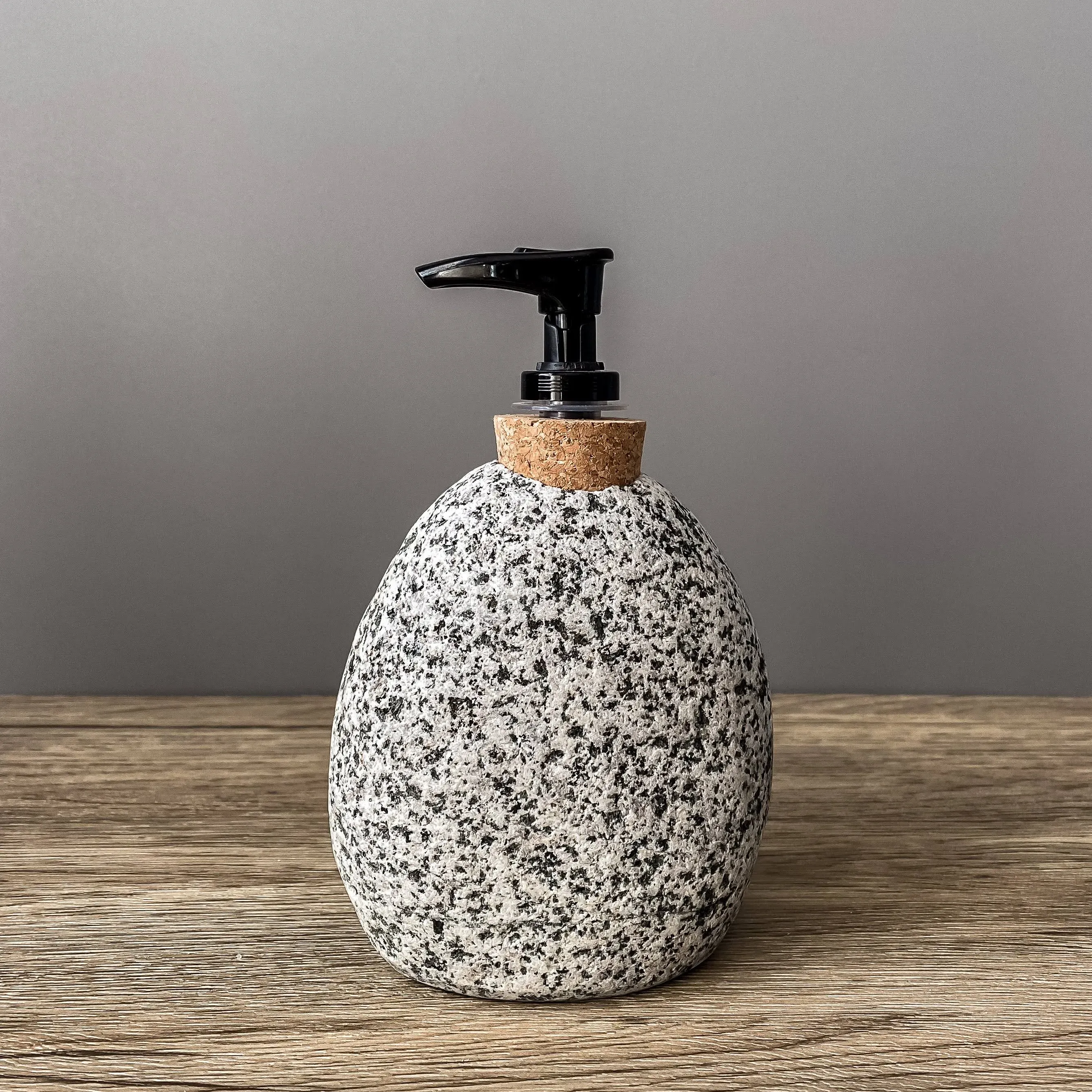 Stone Soap/Lotion Pump Dispenser - Beach Style - Soap & Lotion Dispensers - by Funky Rock Designs | Houzz