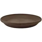 Arcadia Garden Products 14" PSW Plant Saucer, Chocolate