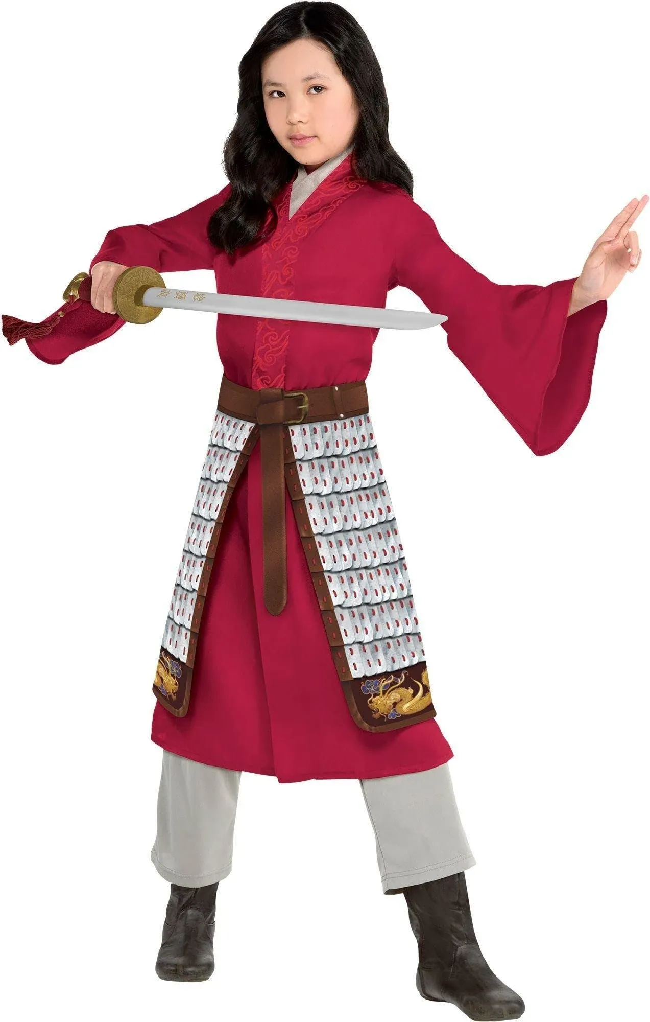 Disney Mulan Live Action Child Costume Girls Toddler 3-4, Brand NEW Ships Fast!