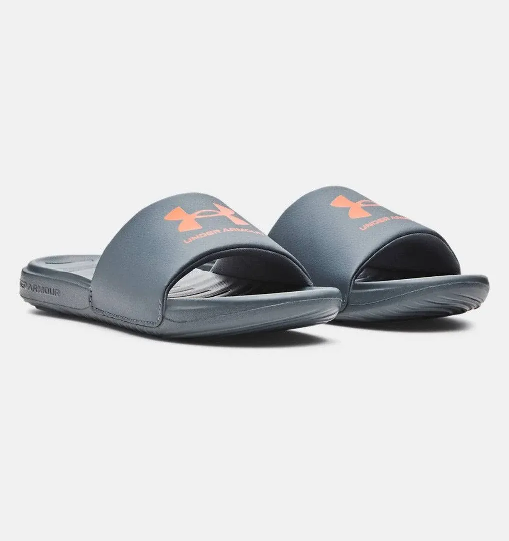 Under Armour Boys' Ansa Fixed Slides - Black, 1