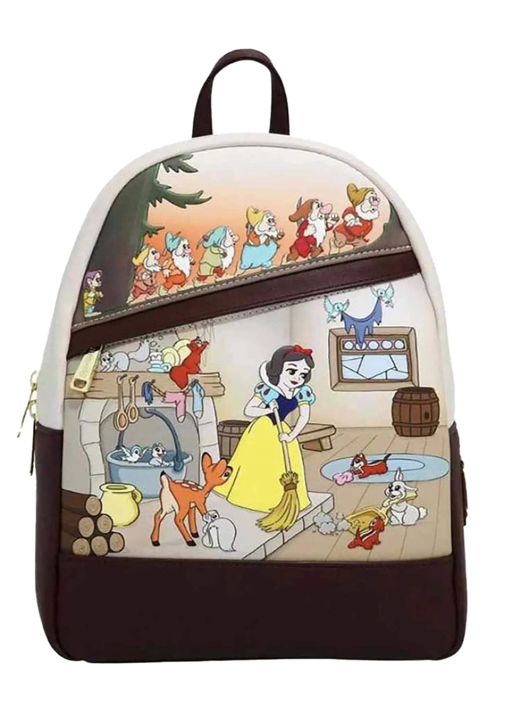 Disney Snow White and the Seven Dwarfs Multi Scene Mini Backpack