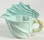 Sky Ceramic Shell Figural Cup &amp; Saucer Blue Multi