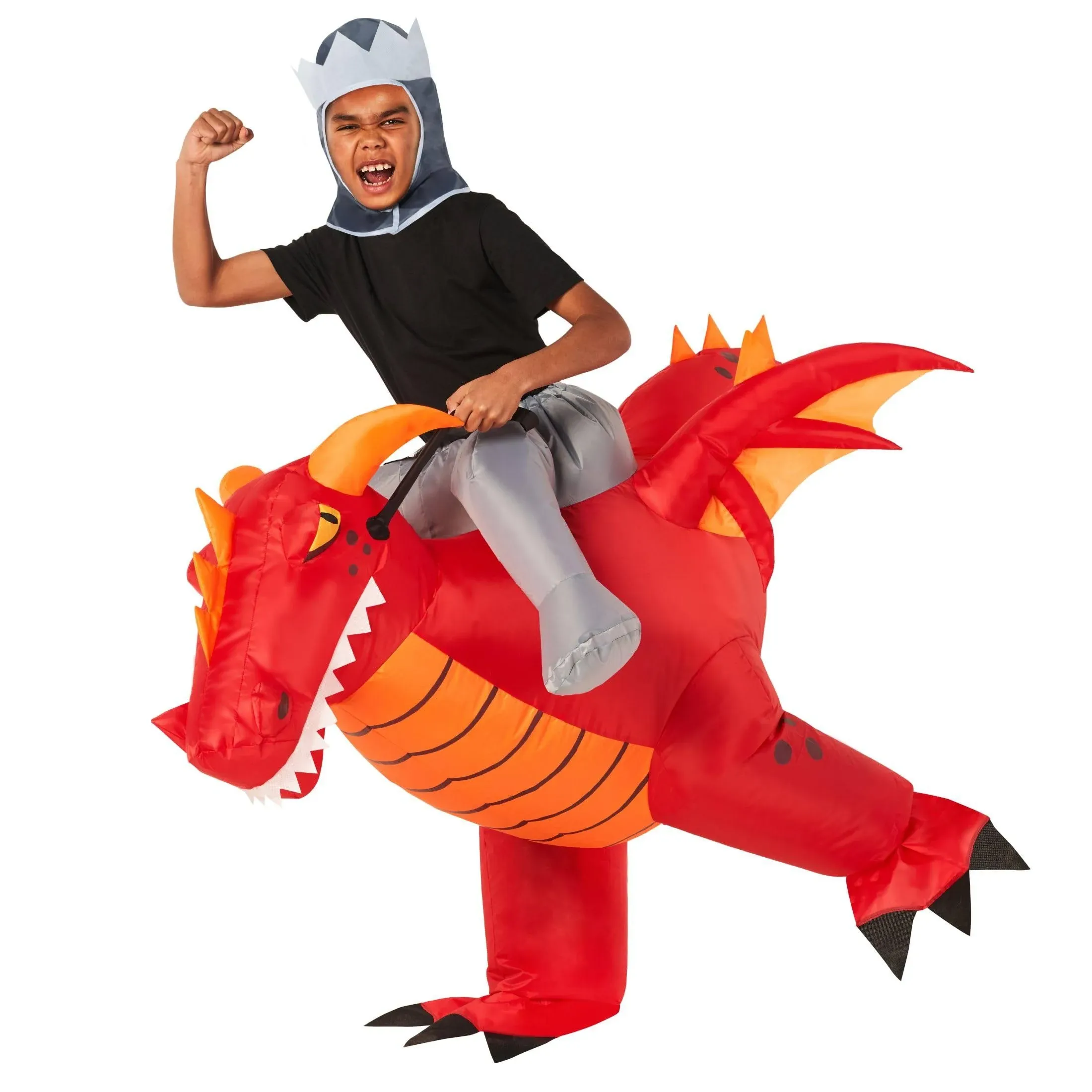 Kids Dragon Ride On Inflatable Costume