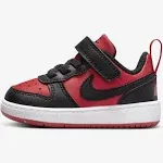 Nike Black & Red Court Borough Low Recraft Boys Toddler Trainers - Size: 3.5 (EU 19½)