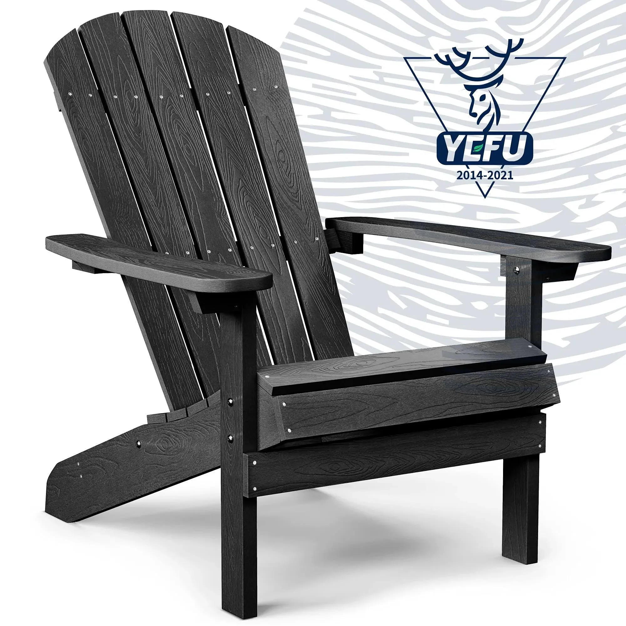 YEFU Adirondack Chair Plastic Weather Resistant Patio Chairs