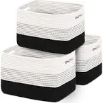 OIAHOMY Woven Storage Basket Pack of 3