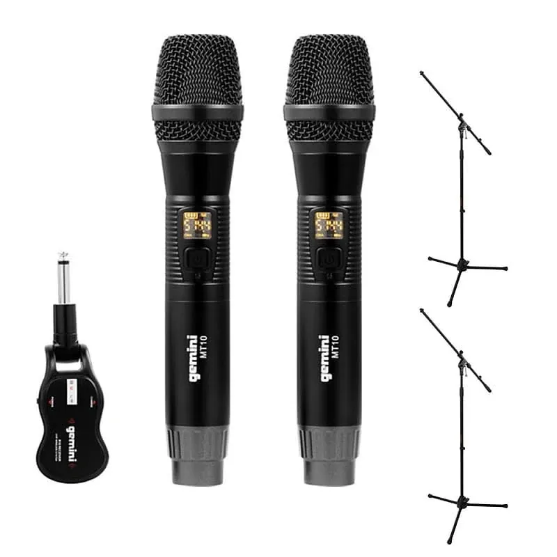 Gemini GMU-M200 Single Channel Dual UHF Metal Body Microphone