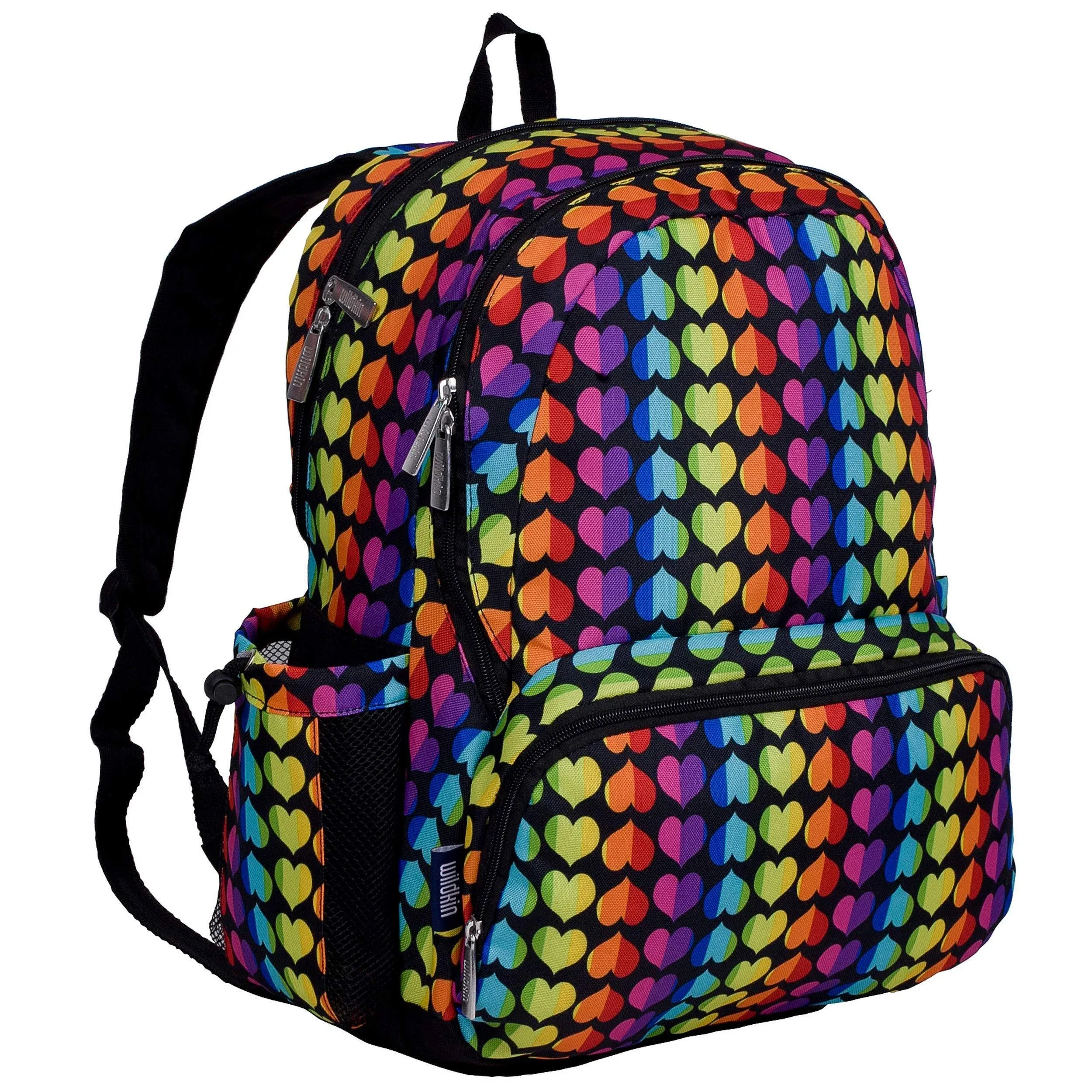 Wildkin 17 inch Backpack Rainbow Hearts