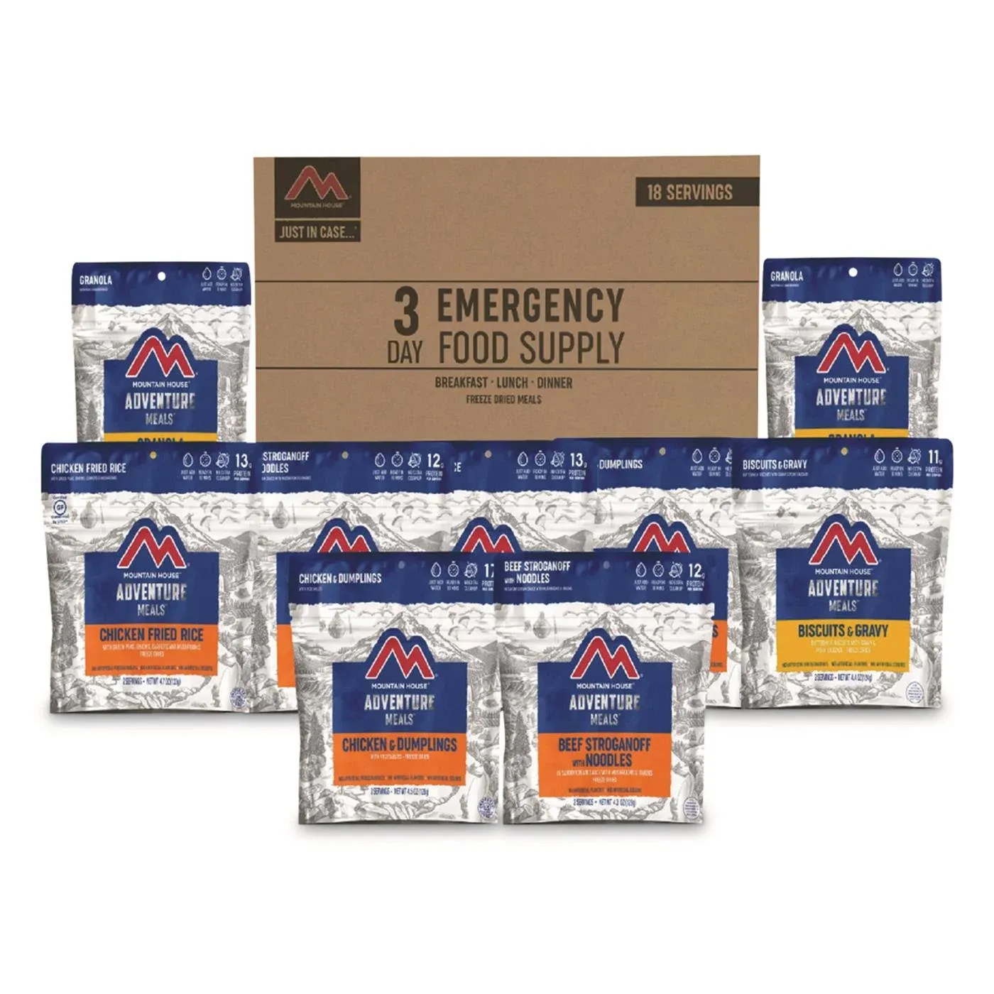 Just in Case...® 3 Day Emergency Food Supply