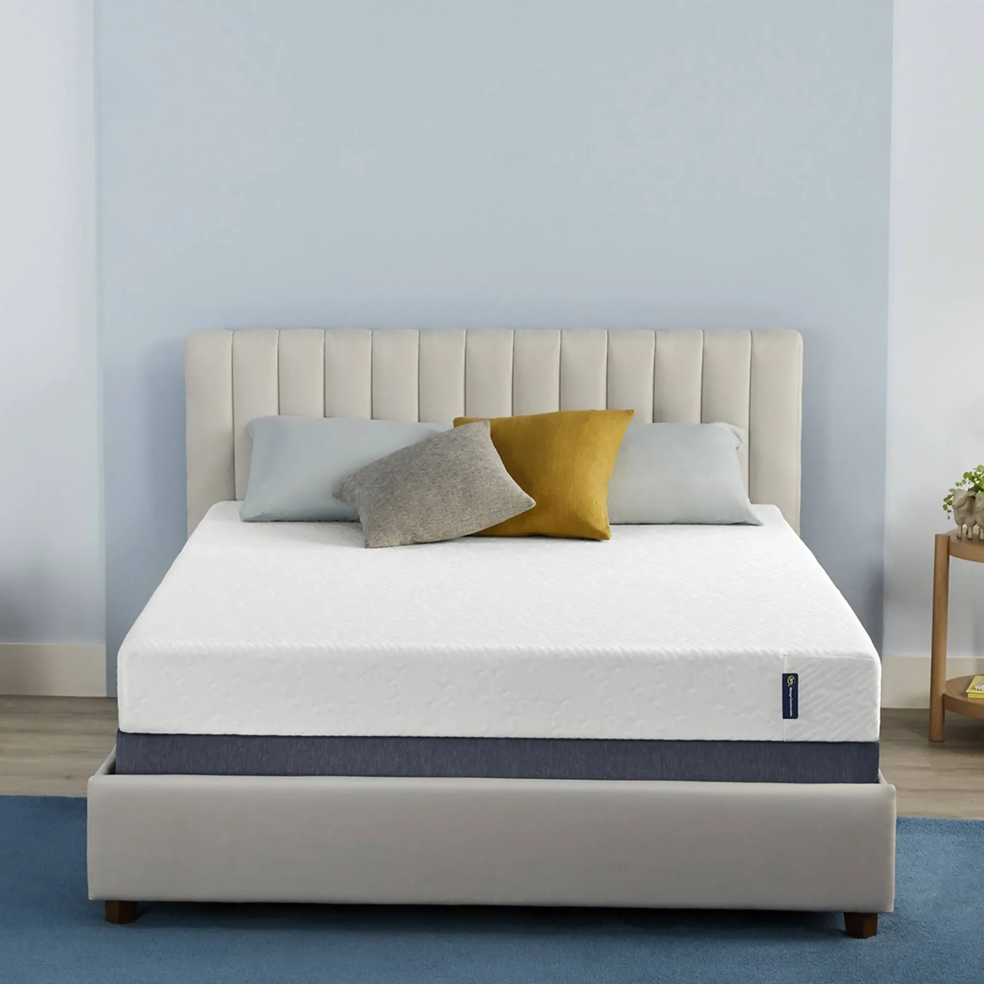 Serta | &quot;For Ewe 7&quot;&quot; Medium Firm Memory Foam Mattress - King - White&quot; | Realry