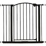 Regalo Arched Decor Safety Gate - Bronze