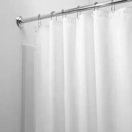 Heavy-Weight Magnetic Shower Curtain Liner - Clear