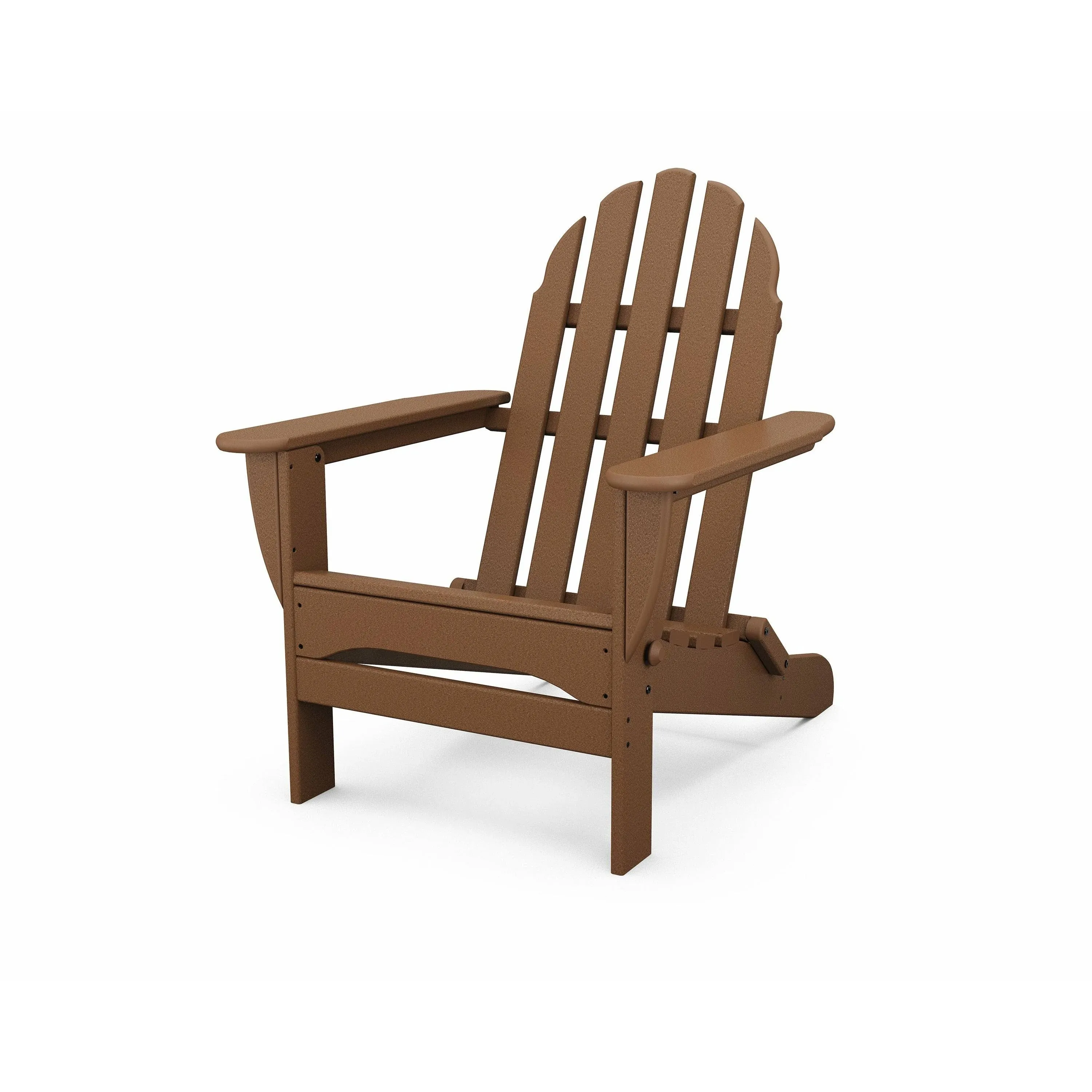 POLYWOOD Classic Folding Adirondack Chair - Slate Grey