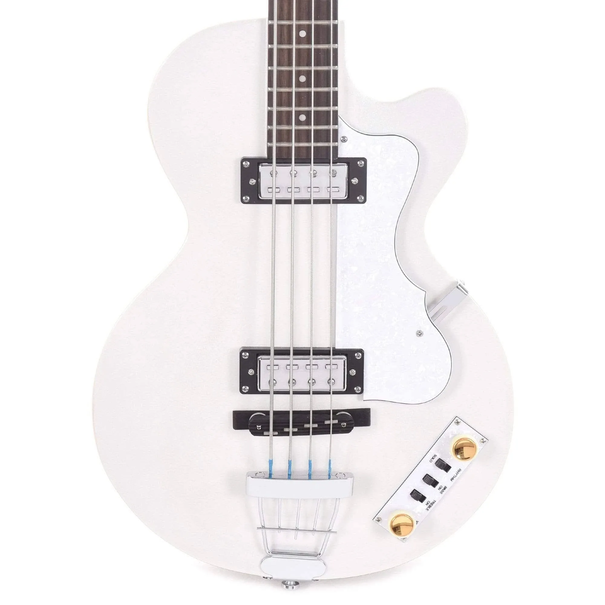 Hofner Ignition Series Club Bass Pearl White