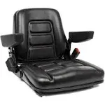 Universal Fold Down Forklift Seat, Micro Switch, Armrest And Safety Belt, for Tractor