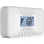 First Alert Carbon Monoxide Alarm with Temperature Digital Display