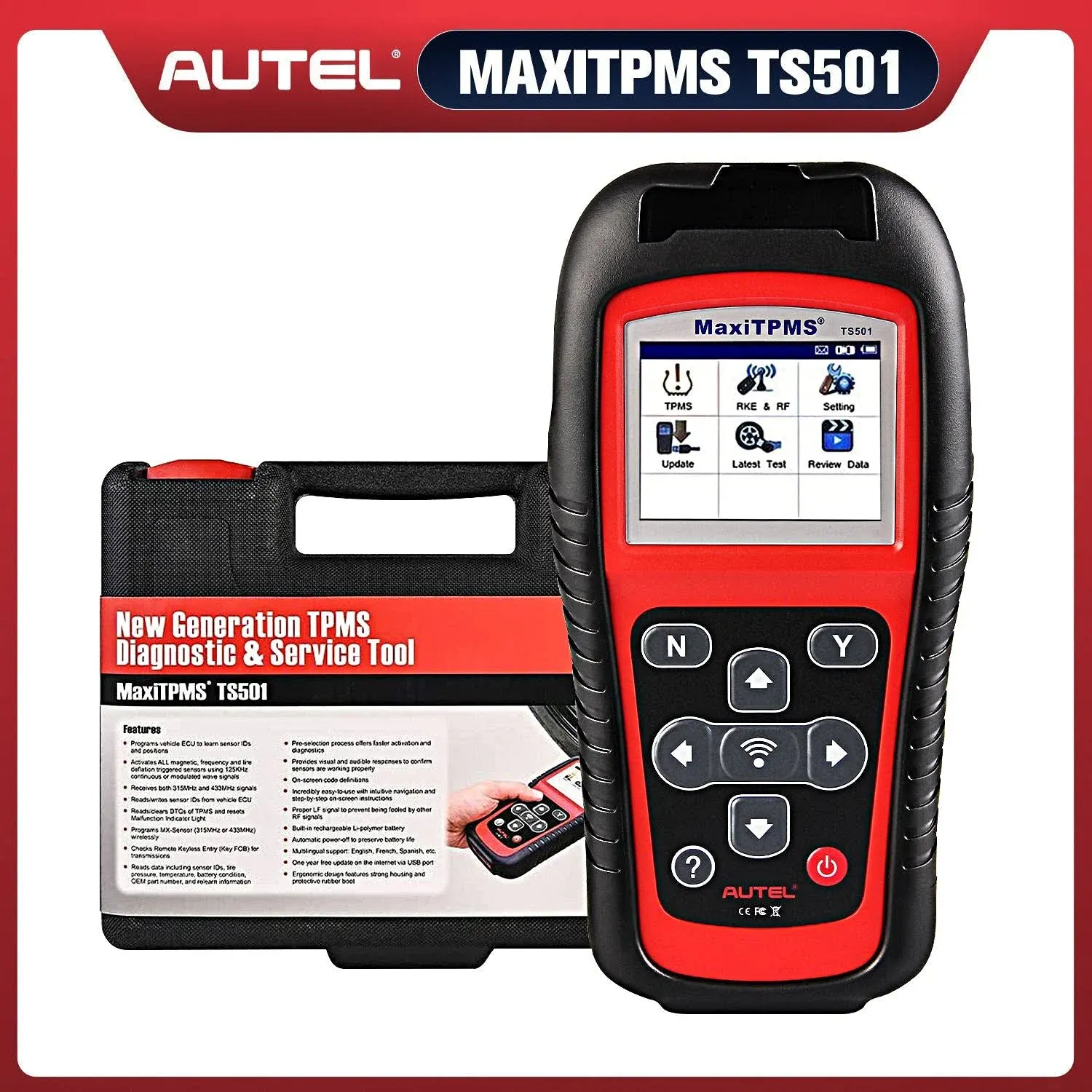 Autel MaxiTPMS TS501 PRO TPMS Programming Tool Same as TS508